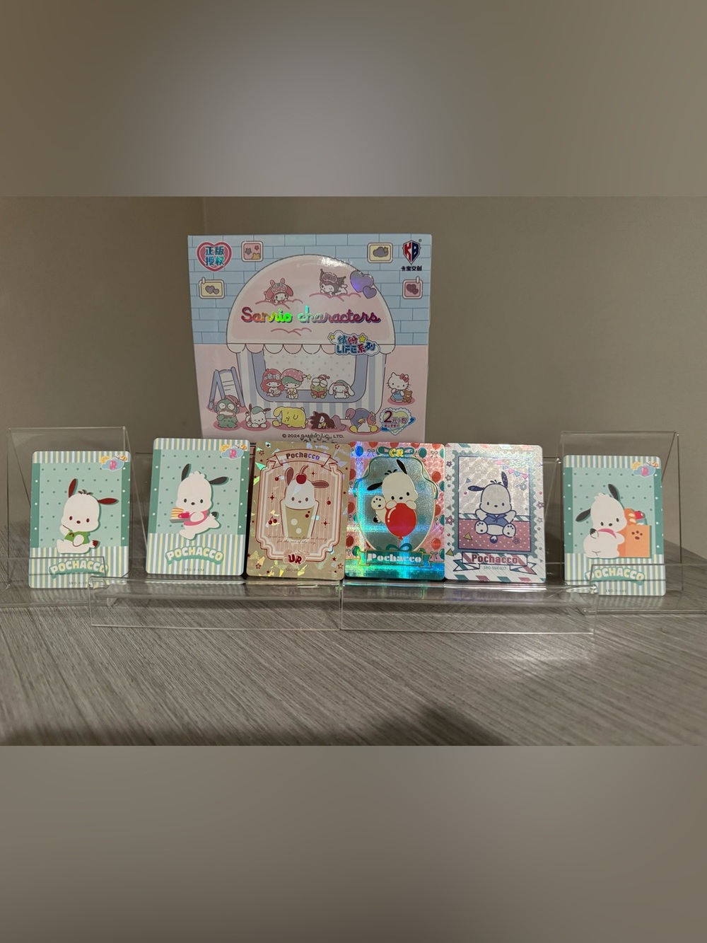 Sanrio Pochacco Set of 6 Trading Cards